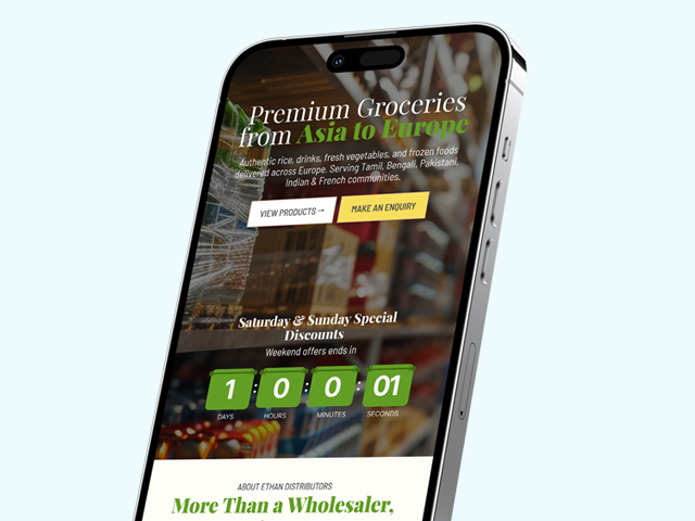 A website layout reflowing responsively across a phone, tablet and desktop screen